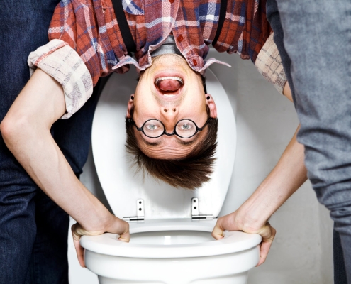 What can you pour down a toilet to unclog it?