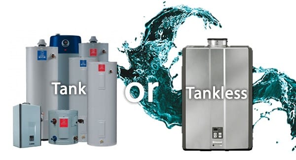 tankless vs tank water heater